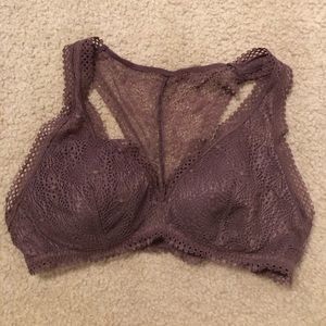 Victoria’s Secret purple lace bralette
